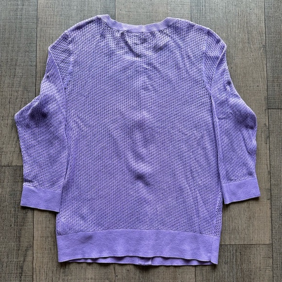 NWT Talbots purple cardigan size PL - Picture 3 of 7